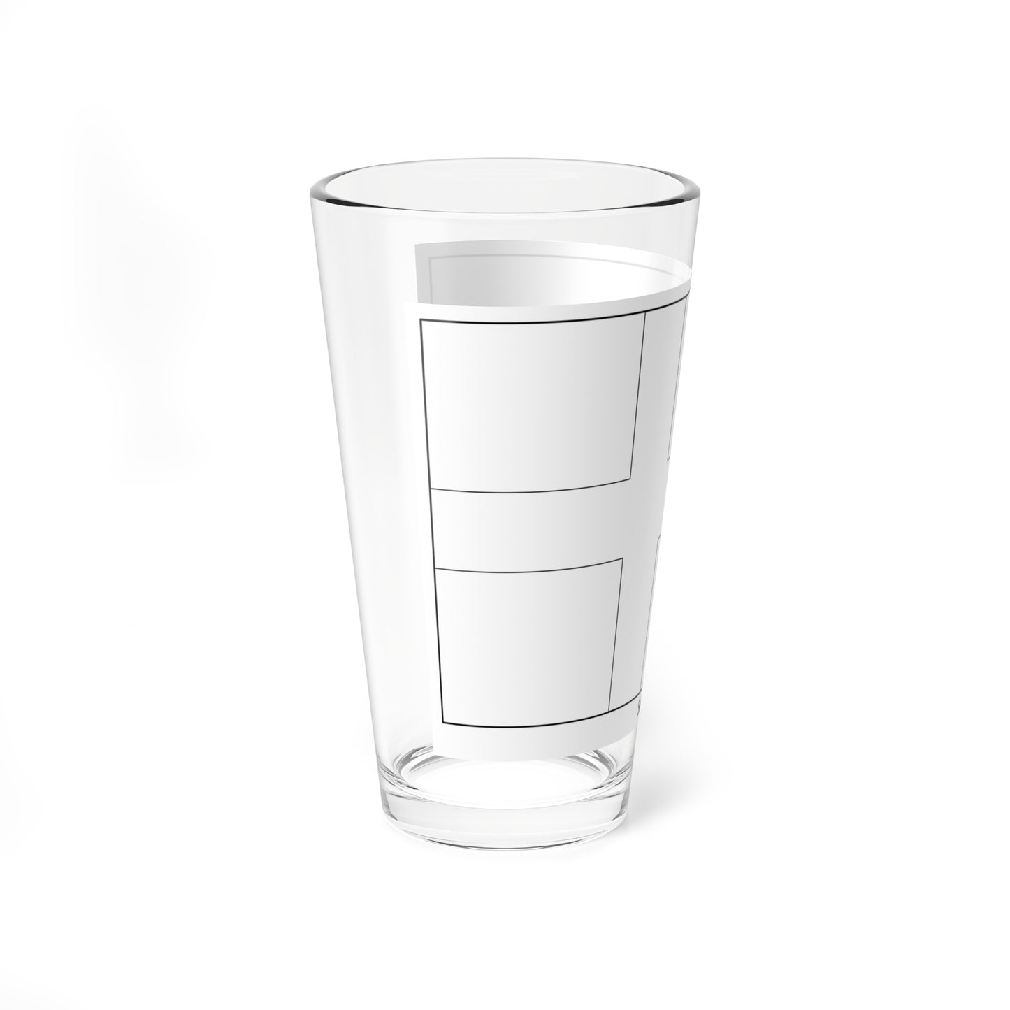 Flag of Sweden colouring page (Sweden) Pint Glass 16oz