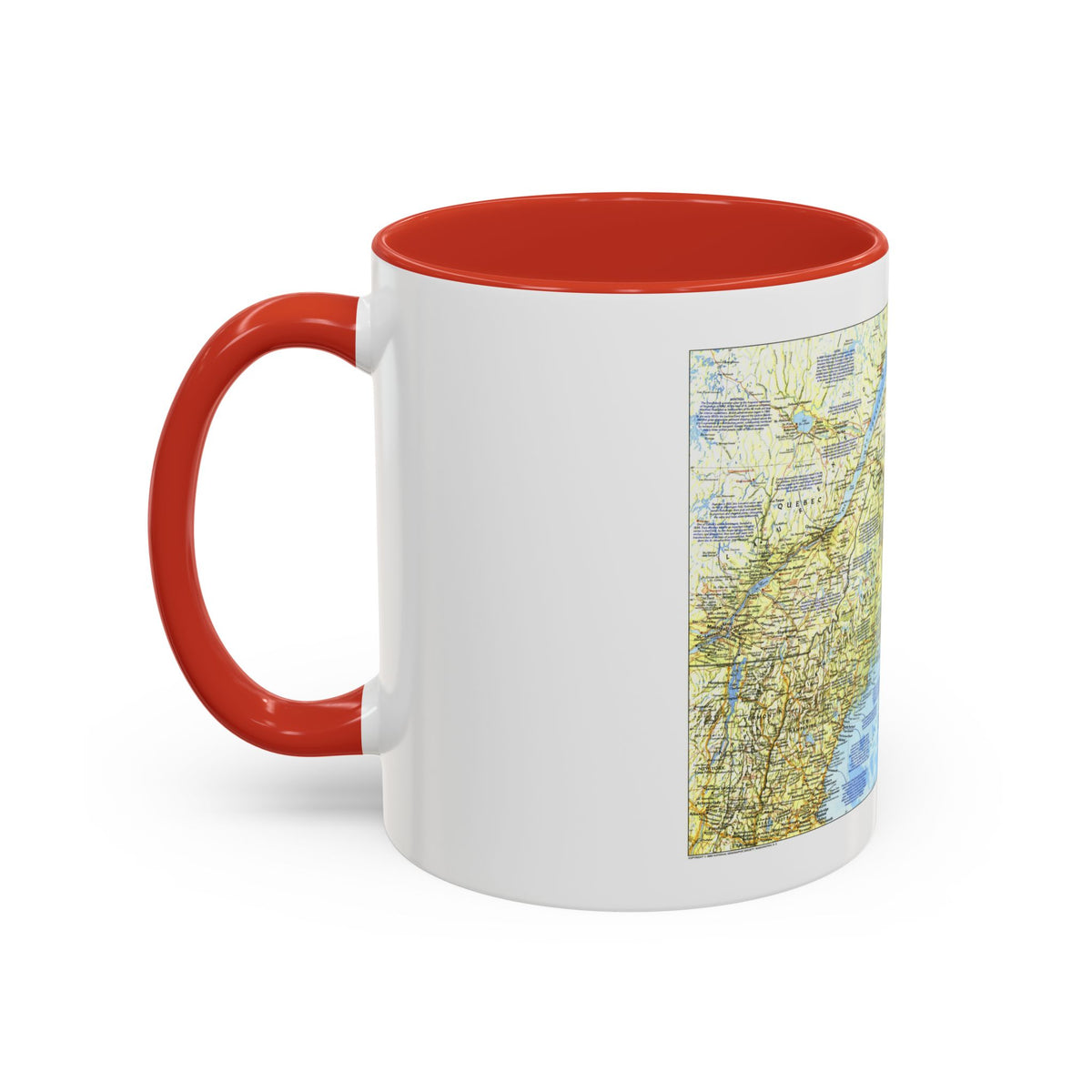 USA - Northern Approaches 1 (1985) (Map) Accent Coffee Mug