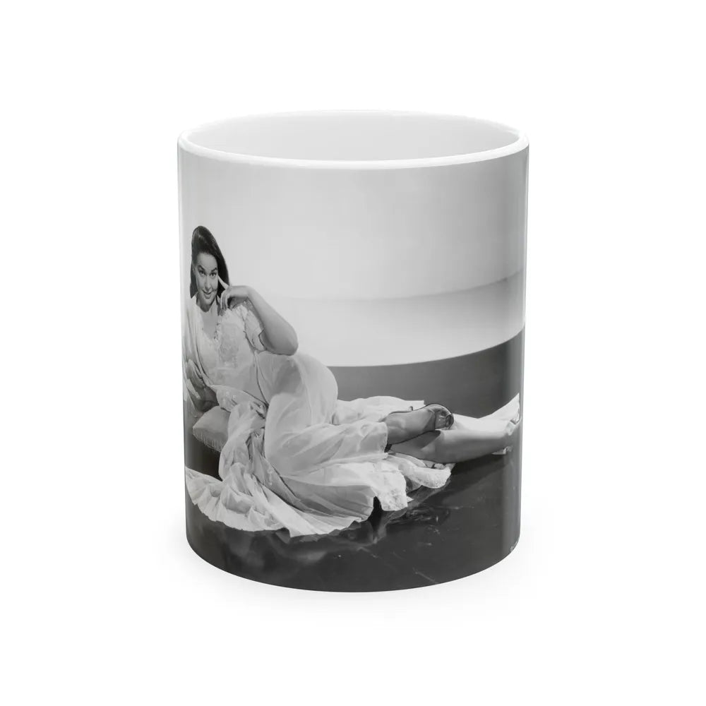 Kathryn Grant #139 (Vintage Female Icon) White Coffee Mug-11oz-Go Mug Yourself