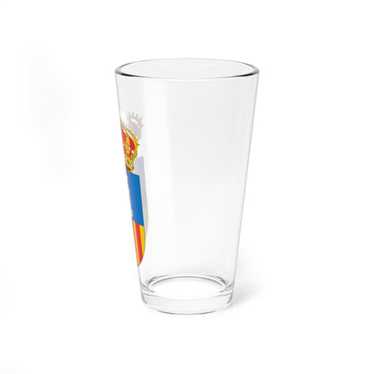 Escudo de Ababuj (Spain) (Coat of Arms) Pint Glass 16oz