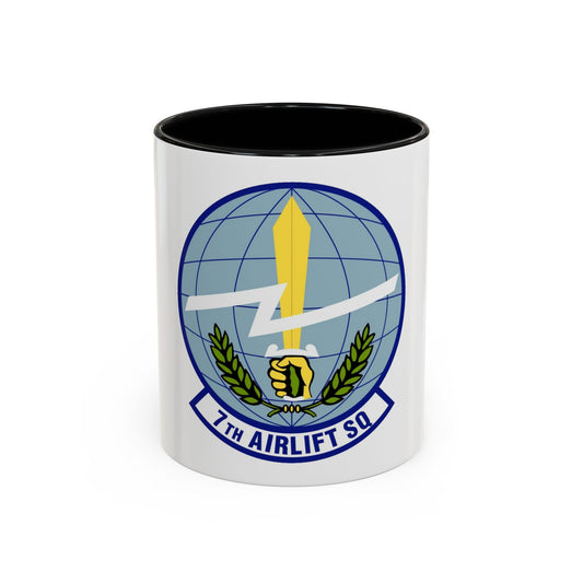 7th Airlift Squadron (U.S. Air Force) Accent Coffee Mug