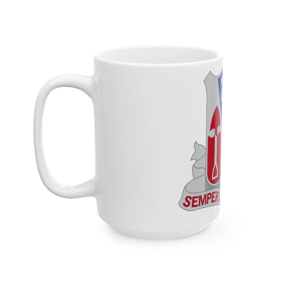 579 Engineer Battalion (U.S. Army) White Coffee Mug-Go Mug Yourself