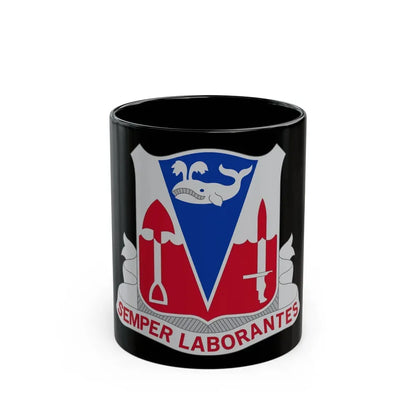 579 Engineer Battalion (U.S. Army) Black Coffee Mug 11oz - Go Mug Yourself
