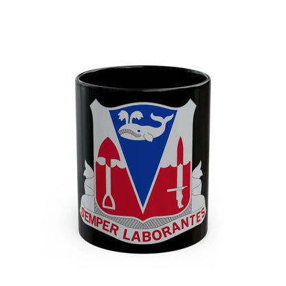 579 Engineer Battalion (U.S. Army) Black Coffee Mug 11oz - Go Mug Yourself