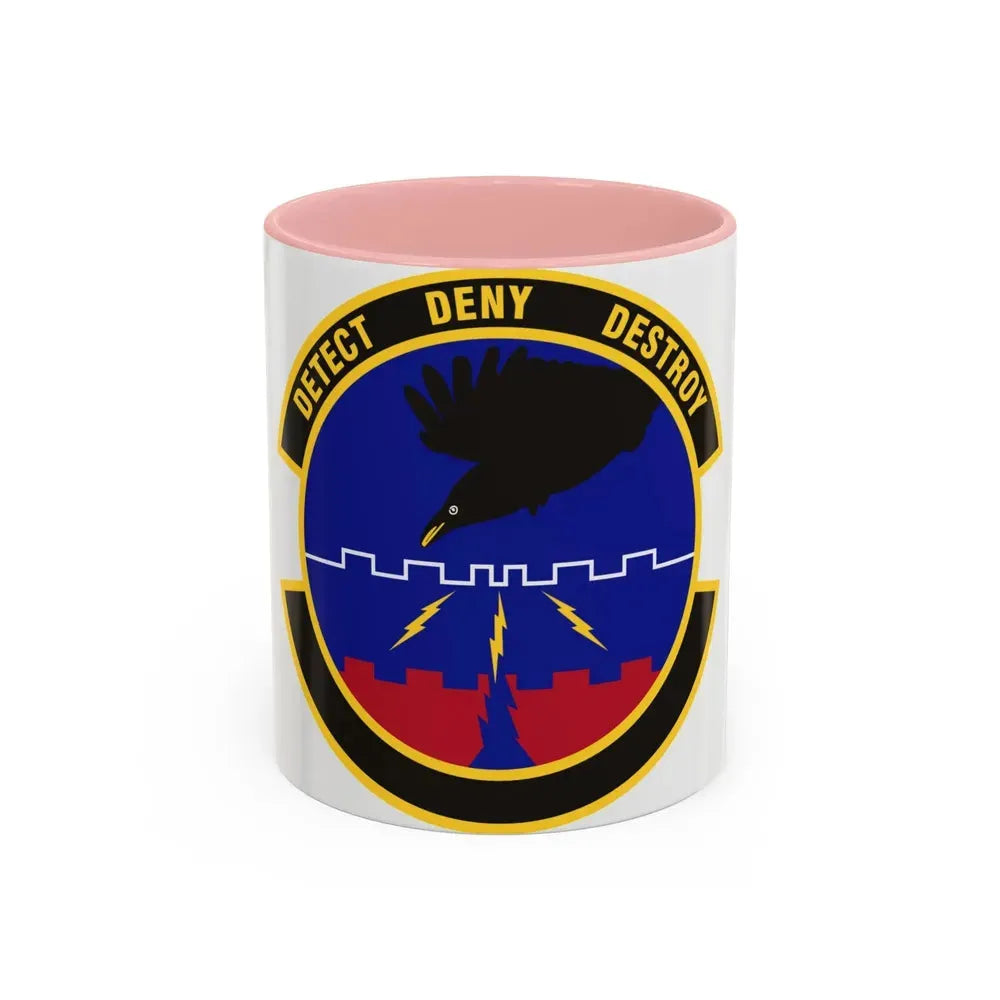 579 Software Engineering Squadron AFMC (U.S. Air Force) Accent Coffee Mug 11oz Pink - Go Mug Yourself