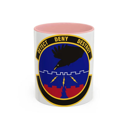 579 Software Engineering Squadron AFMC (U.S. Air Force) Accent Coffee Mug 11oz Pink - Go Mug Yourself
