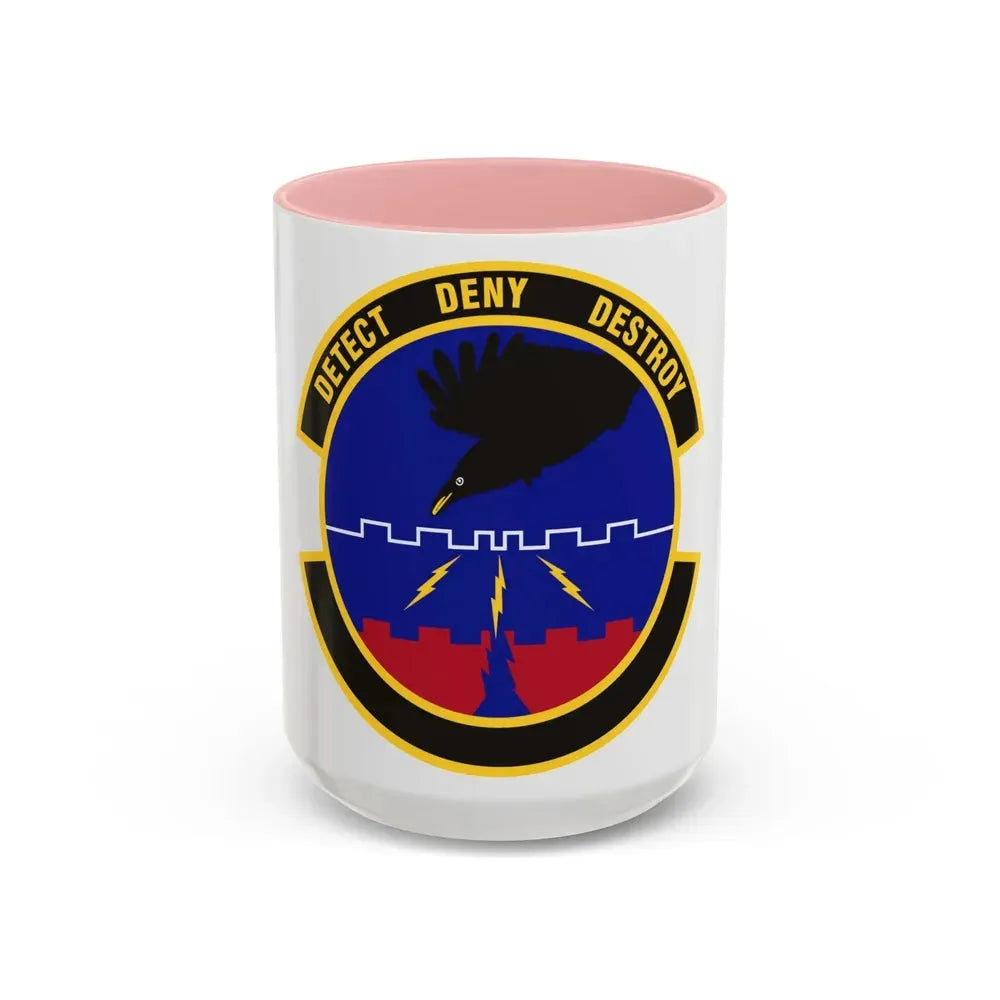 579 Software Engineering Squadron AFMC (U.S. Air Force) Accent Coffee Mug 15oz Pink - Go Mug Yourself