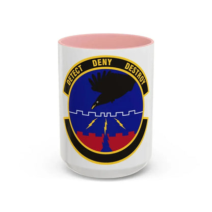 579 Software Engineering Squadron AFMC (U.S. Air Force) Accent Coffee Mug 15oz Pink - Go Mug Yourself