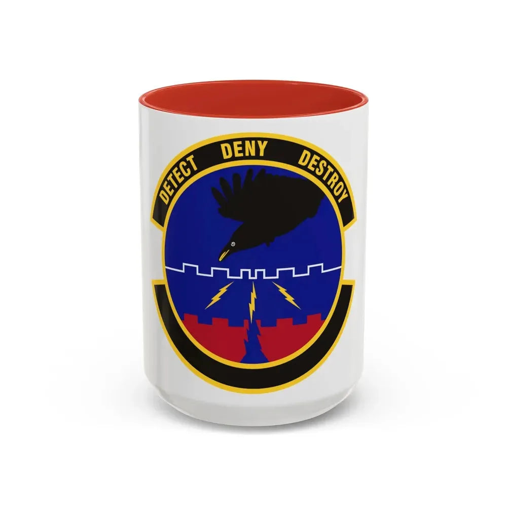 579 Software Engineering Squadron AFMC (U.S. Air Force) Accent Coffee Mug 15oz Red - Go Mug Yourself