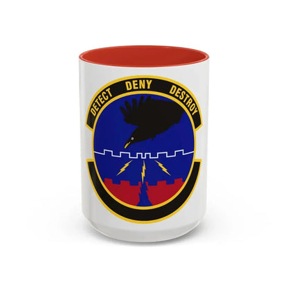 579 Software Engineering Squadron AFMC (U.S. Air Force) Accent Coffee Mug 15oz Red - Go Mug Yourself