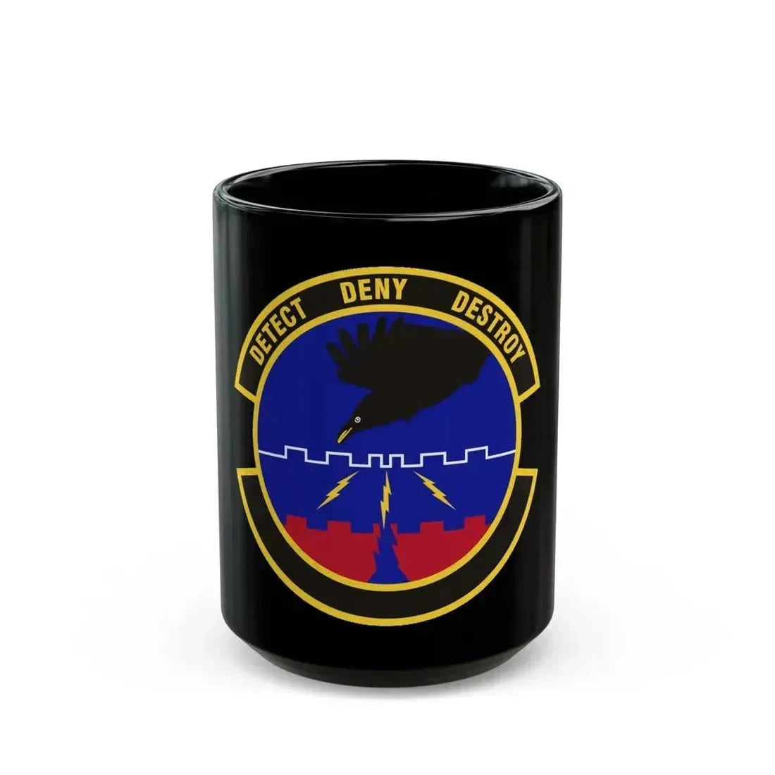 579 Software Engineering Squadron AFMC (U.S. Air Force) Black Coffee Mug 15oz - Go Mug Yourself