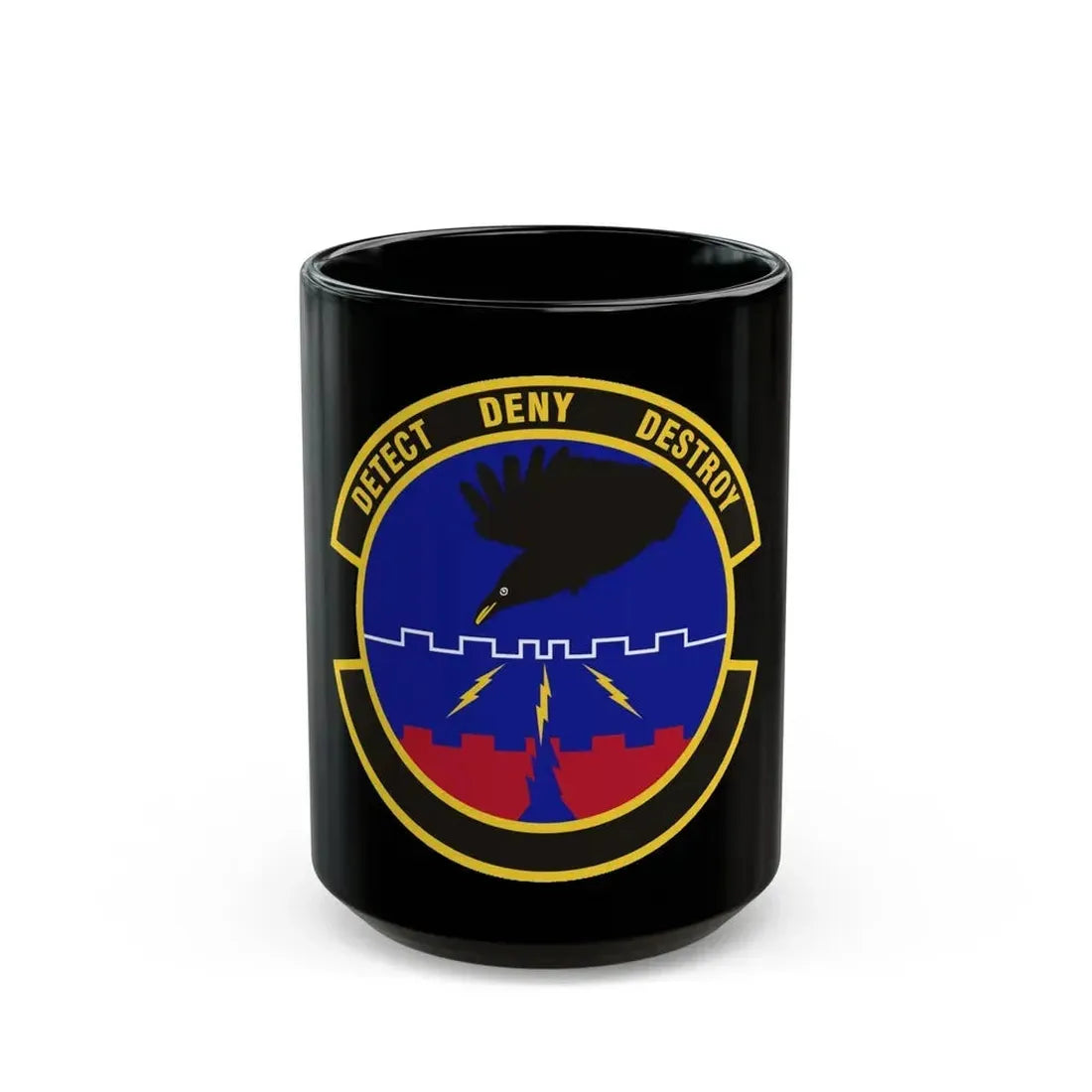 579 Software Engineering Squadron AFMC (U.S. Air Force) Black Coffee Mug 15oz - Go Mug Yourself