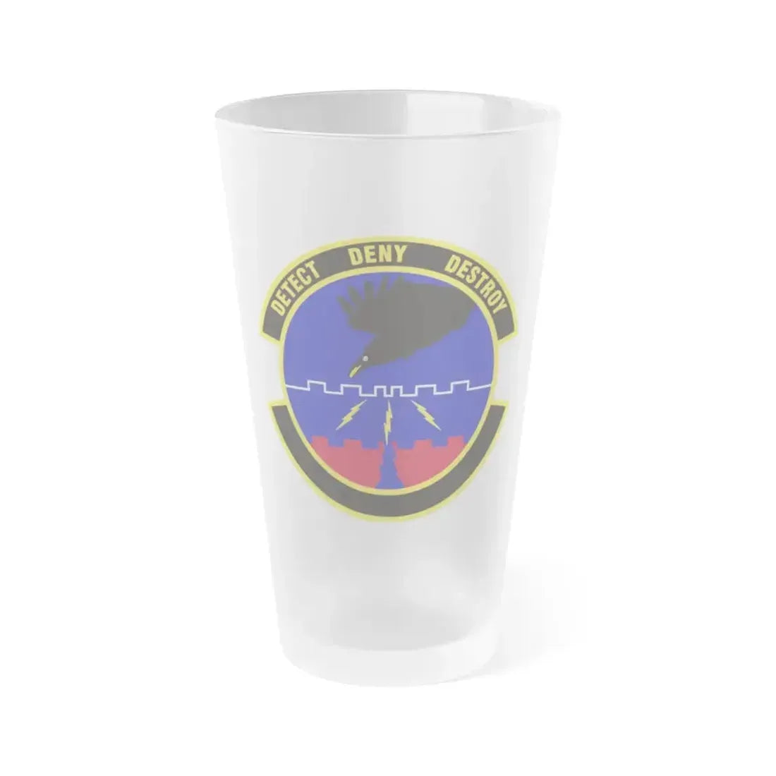 579 Software Engineering Squadron AFMC (U.S. Air Force) Frosted Pint Glass 16oz 16oz Frosted - Go Mug Yourself