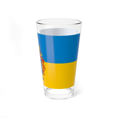 Flag of Fonyod (Hungary) Pint Glass 16oz