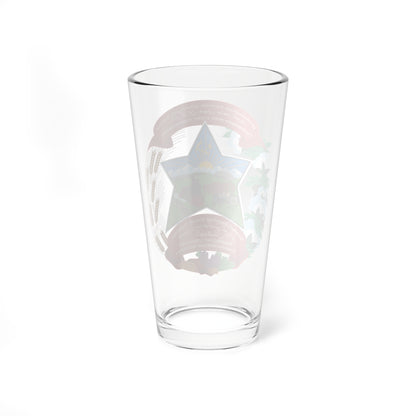 The coat of arms of the Tajik SSR 24.02.1931-04.07.1935 (Soviet Union) (Coat of Arms) Pint Glass 16oz
