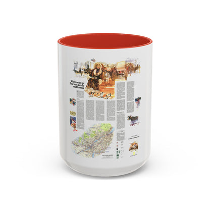 Canada - Quebec-Newfoundland (1980) (Map) Accent Coffee Mug