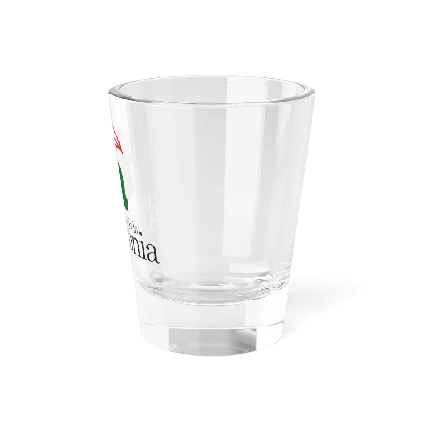 Imagotipo de la Universidad de la Amazonia (Colombia) (Coat of Arms) Shot Glass 1.5oz