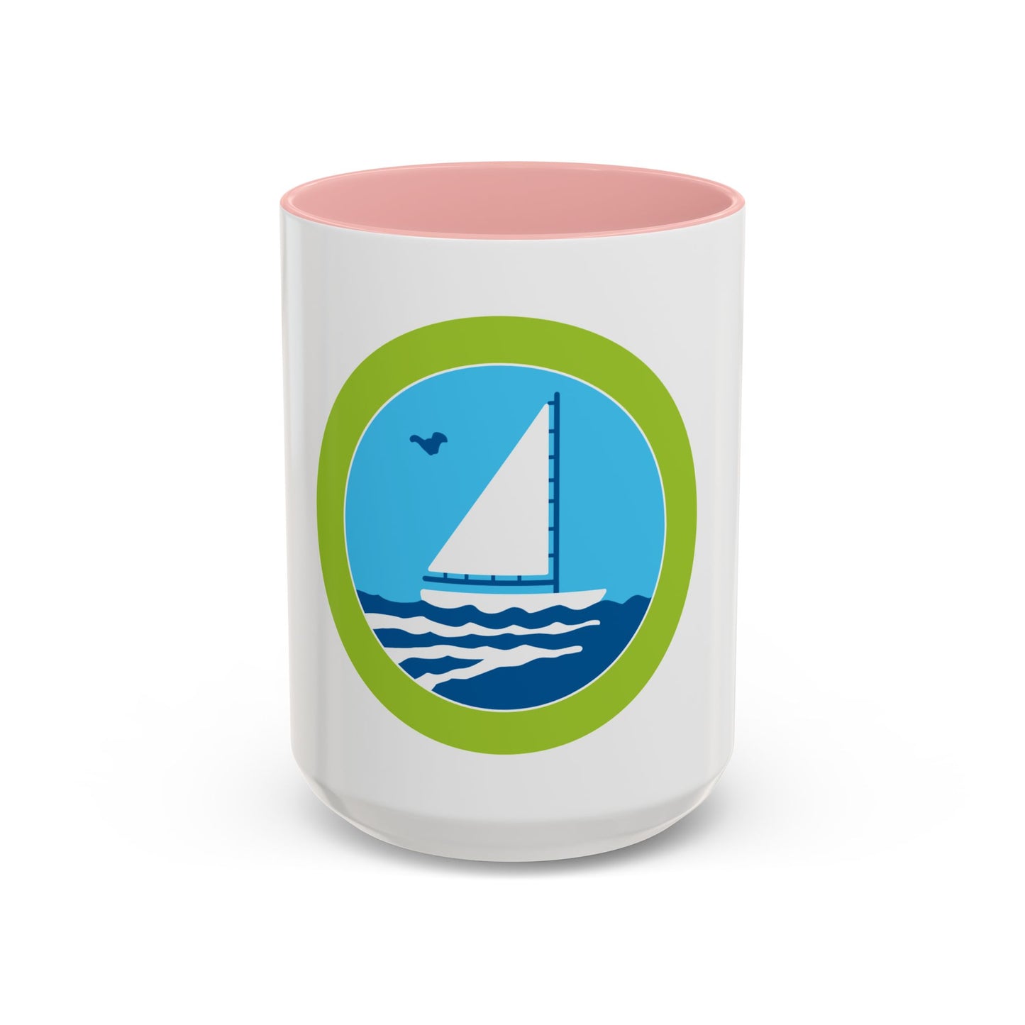 Small Boat Sailing (Boy Scout Merit Badge) Accent Coffee Mug
