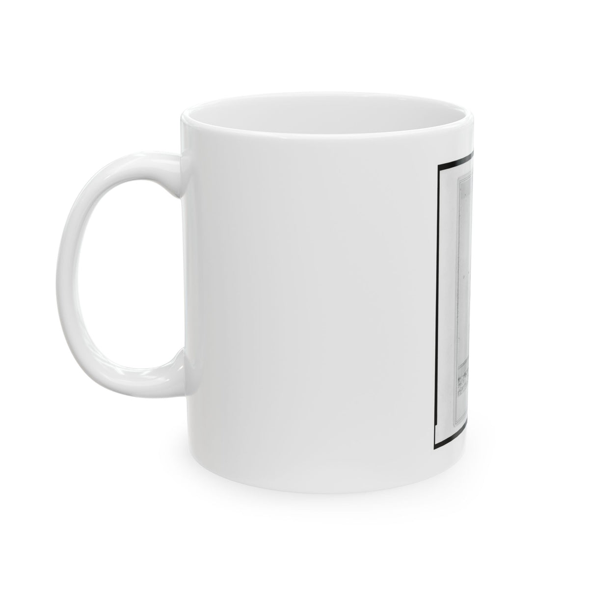 A.( ) Greenwall, Confederate Army Officer, Full-Length Portrait, Facing Front (U.S. Civil War) White Coffee Mug