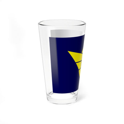 Flag of Shimamaki Hokkaido (Japan) Pint Glass 16oz