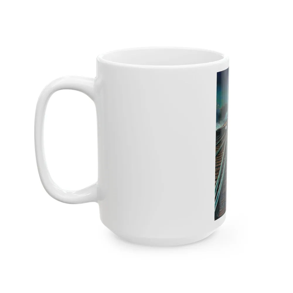 Entering the Station - White Coffee Mug-Go Mug Yourself