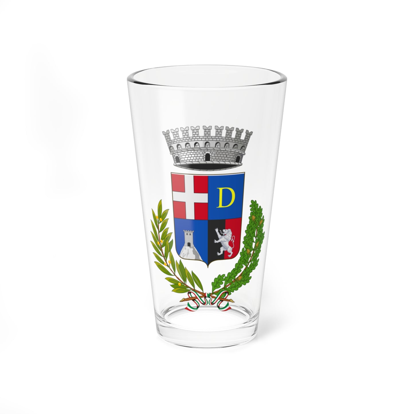 Donnas-Stemma (Italy) (Coat of Arms) Pint Glass 16oz