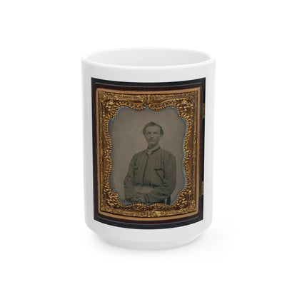 Lieutenant Horatio J. David Of Company B, 16th Georgia Infantry Regiment (U.S. Civil War) White Coffee Mug