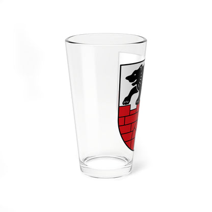 DEU Anhalt COA simplified (Germany) (Coat of Arms) Pint Glass 16oz