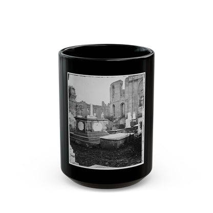 Charleston, S.C. Graveyard Of The Ruined Circular Church (U.S. Civil War) Black Coffee Mug