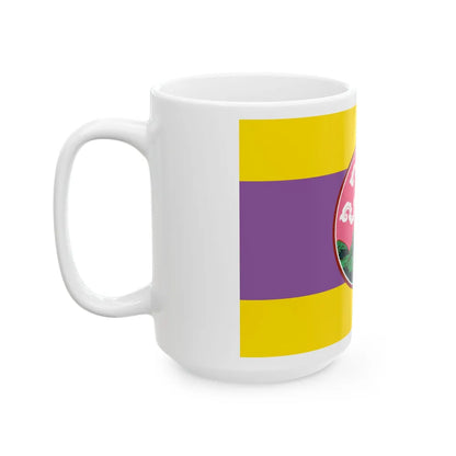 Flag of Phatthalung Province Thailand - White Coffee Mug-Go Mug Yourself