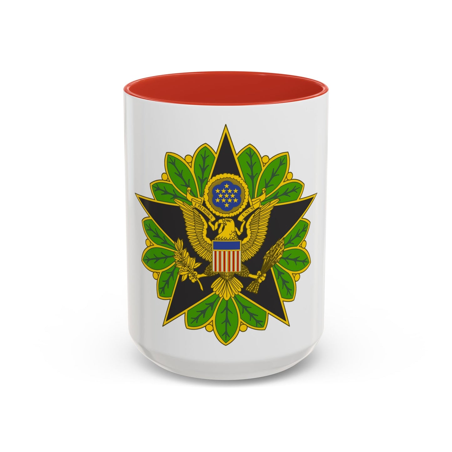Staff Identification Badge (U.S. Army) Accent Coffee Mug