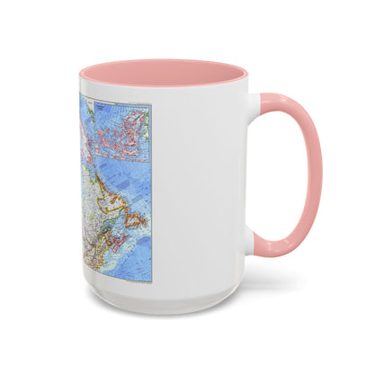 Canada (1972) (Map) Accent Coffee Mug