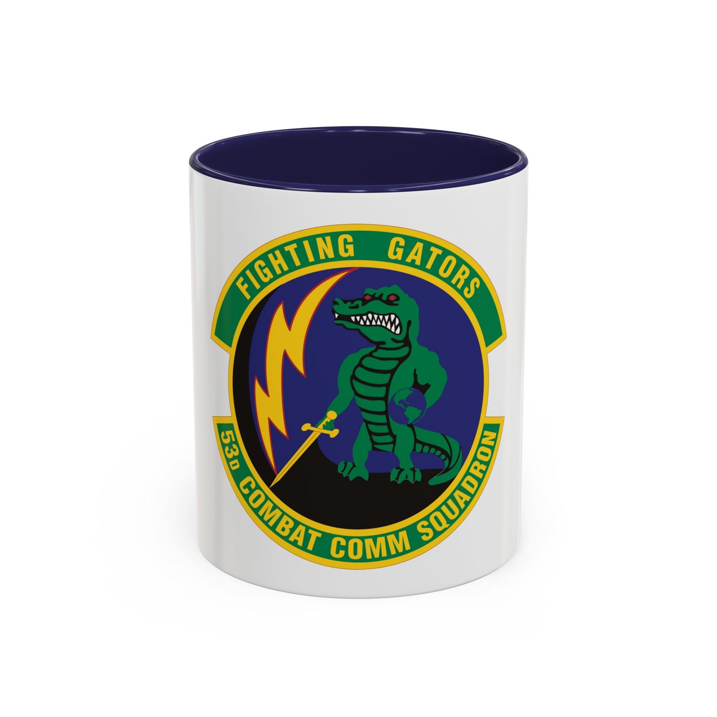 53d Combat Communications Squadron (U.S. Air Force) Accent Coffee Mug