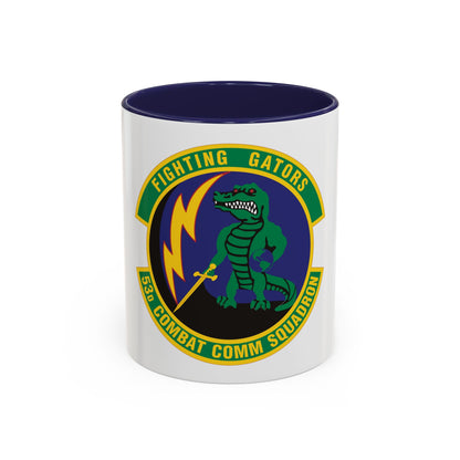 53d Combat Communications Squadron (U.S. Air Force) Accent Coffee Mug