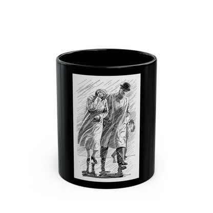 Burberry advertisement, 1937 (3) - Black Coffee Mug-11oz-Go Mug Yourself