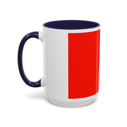 Flag of Catania Italy - Accent Coffee Mug-Go Mug Yourself