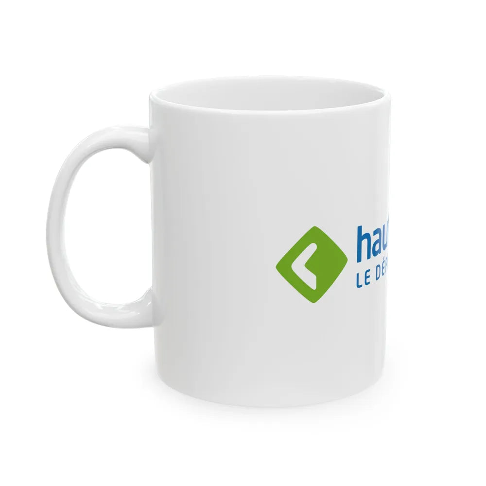 Flag of Hauts de Seine France - White Coffee Mug-Go Mug Yourself