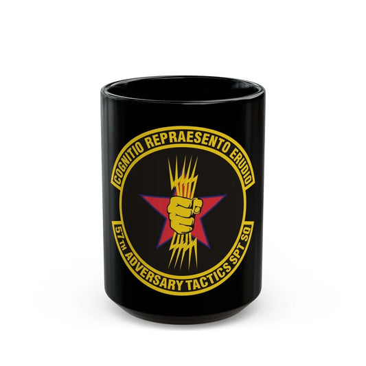 57th Adversary Tactics Support Squadron (U.S. Air Force) Black Coffee Mug-15oz-Go Mug Yourself