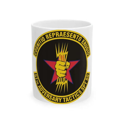 57th Adversary Tactics Support Squadron (U.S. Air Force) White Coffee Mug 11oz - Go Mug Yourself