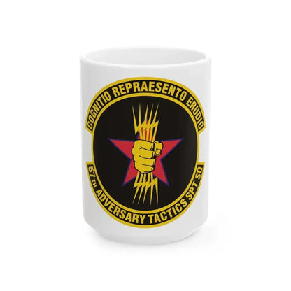 57th Adversary Tactics Support Squadron (U.S. Air Force) White Coffee Mug 15oz - Go Mug Yourself