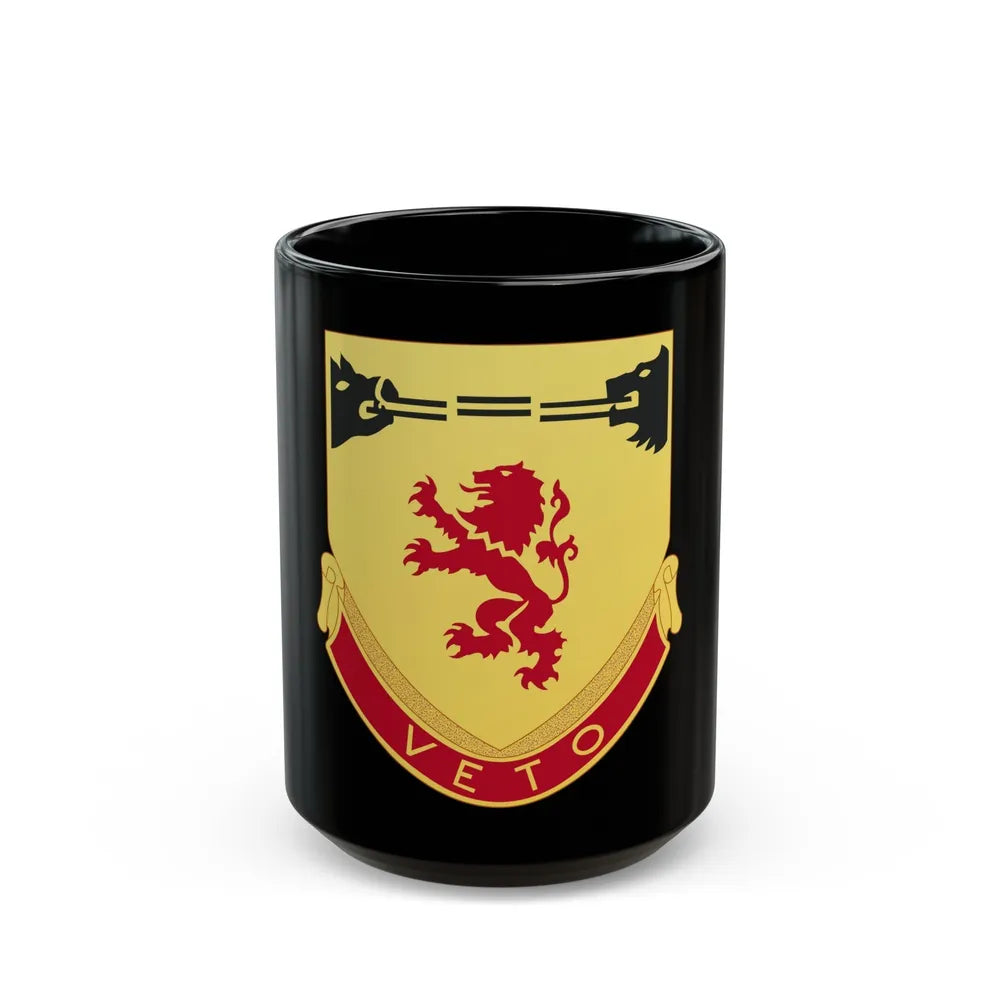 57th Air Defense Artillery Regiment (U.S. Army) Black Coffee Mug-15oz-Go Mug Yourself