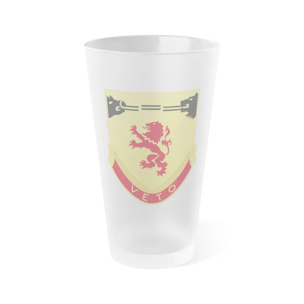 57th Air Defense Artillery Regiment (U.S. Army) Frosted Pint Glass 16oz-Go Mug Yourself