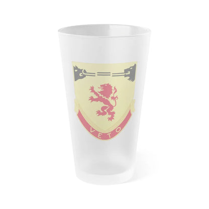 57th Air Defense Artillery Regiment (U.S. Army) Frosted Pint Glass 16oz-Go Mug Yourself