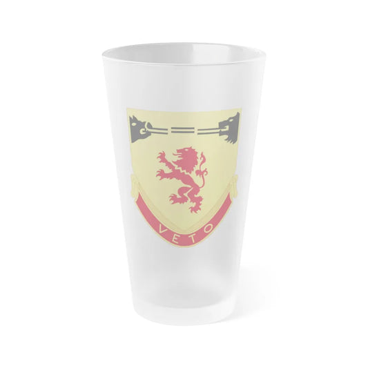 57th Air Defense Artillery Regiment (U.S. Army) Frosted Pint Glass 16oz-Go Mug Yourself