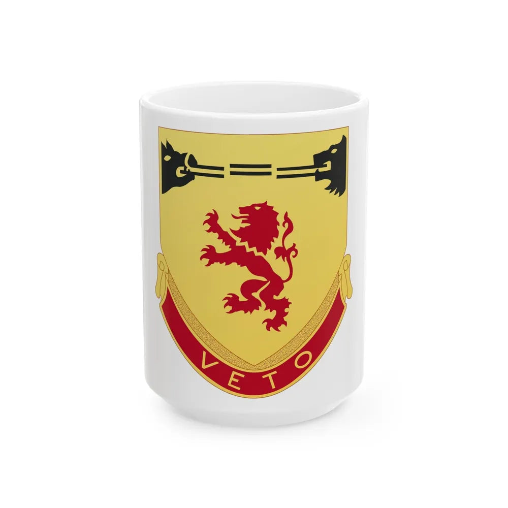 57th Air Defense Artillery Regiment (U.S. Army) White Coffee Mug-15oz-Go Mug Yourself