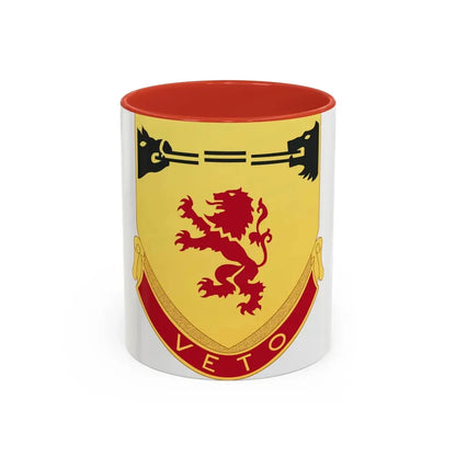 57th Air Defense Artillery Regiment (U.S. Army) Accent Coffee Mug 11oz Red - Go Mug Yourself