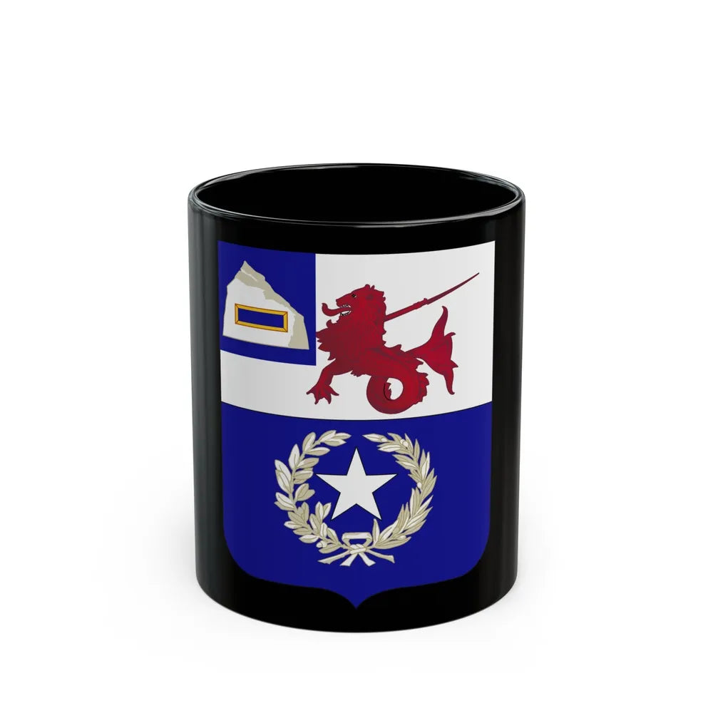 57th Infantry Regiment 2 (U.S. Army) Black Coffee Mug-11oz-Go Mug Yourself