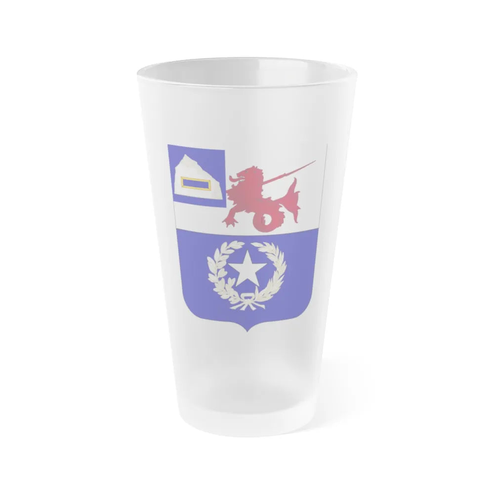 57th Infantry Regiment 2 (U.S. Army) Frosted Pint Glass 16oz-Go Mug Yourself