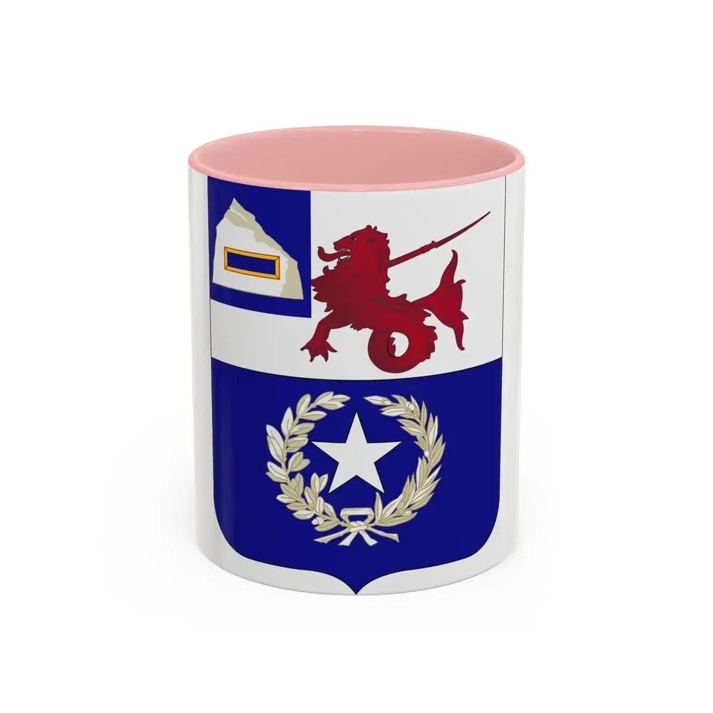 57th Infantry Regiment 2 (U.S. Army) Accent Coffee Mug 11oz Pink - Go Mug Yourself