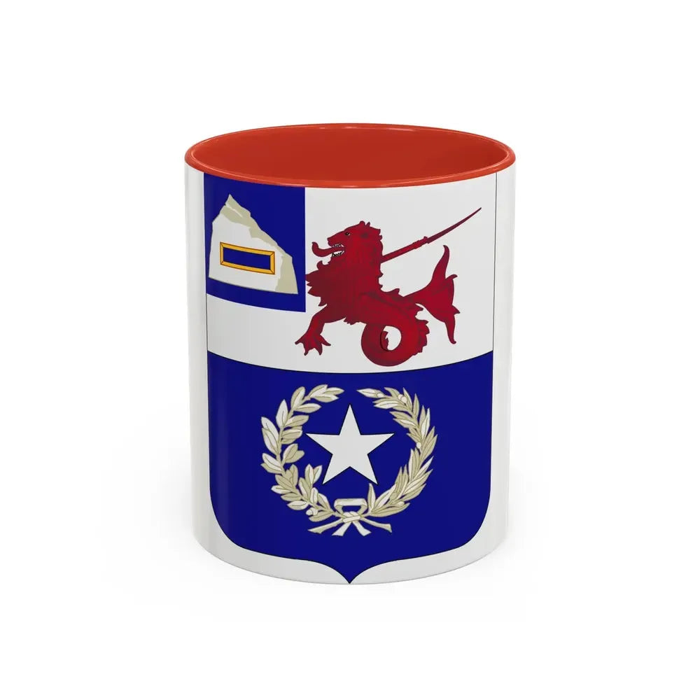 57th Infantry Regiment 2 (U.S. Army) Accent Coffee Mug 11oz Red - Go Mug Yourself